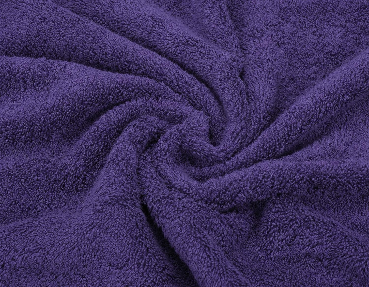 image:imageAmerican Soft Linen 100 Cotton Luxury Turkish Towels 4 PC Hand Towel Set Soft Absorbent Quick Dry OEKO Tex Standard 100 Certificated Durable Machine Washable Breathable Premium Hotel QualityViolet Purple