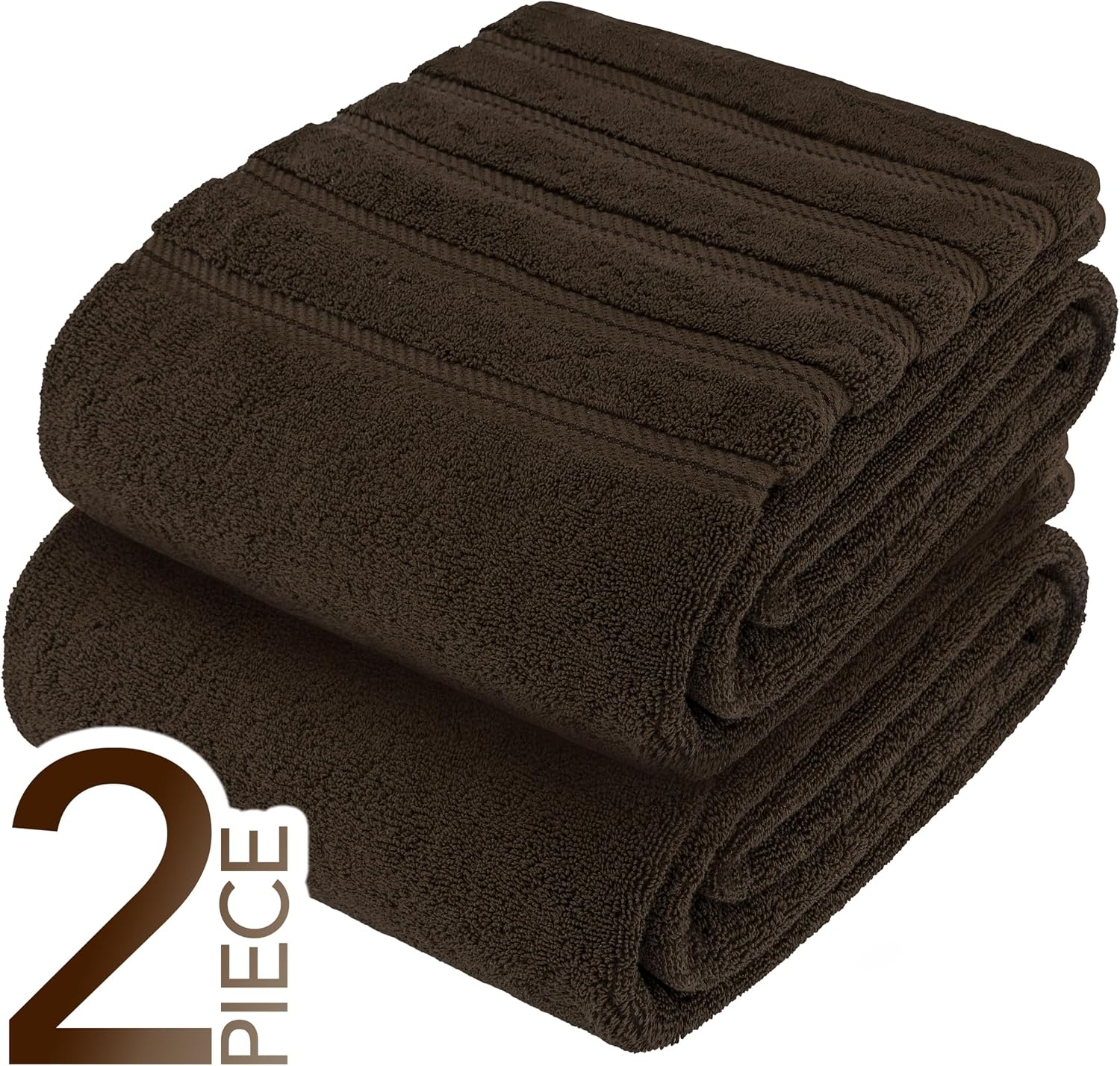 image:imageAmerican Soft Linen 100 Cotton Luxury Turkish Towels 4 PC Hand Towel Set Soft Absorbent Quick Dry OEKO Tex Standard 100 Certificated Durable Machine Washable Breathable Premium Hotel QualityChocolate Brown