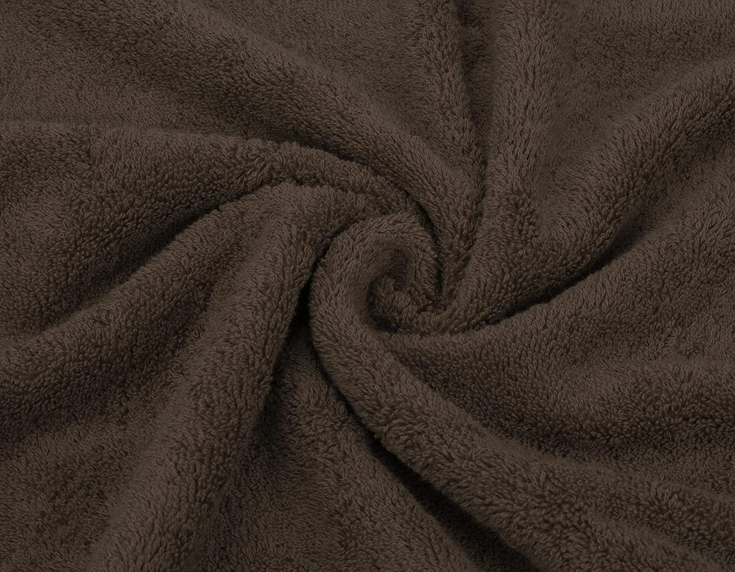 image:imageAmerican Soft Linen 100 Cotton Luxury Turkish Towels 4 PC Hand Towel Set Soft Absorbent Quick Dry OEKO Tex Standard 100 Certificated Durable Machine Washable Breathable Premium Hotel QualityChocolate Brown