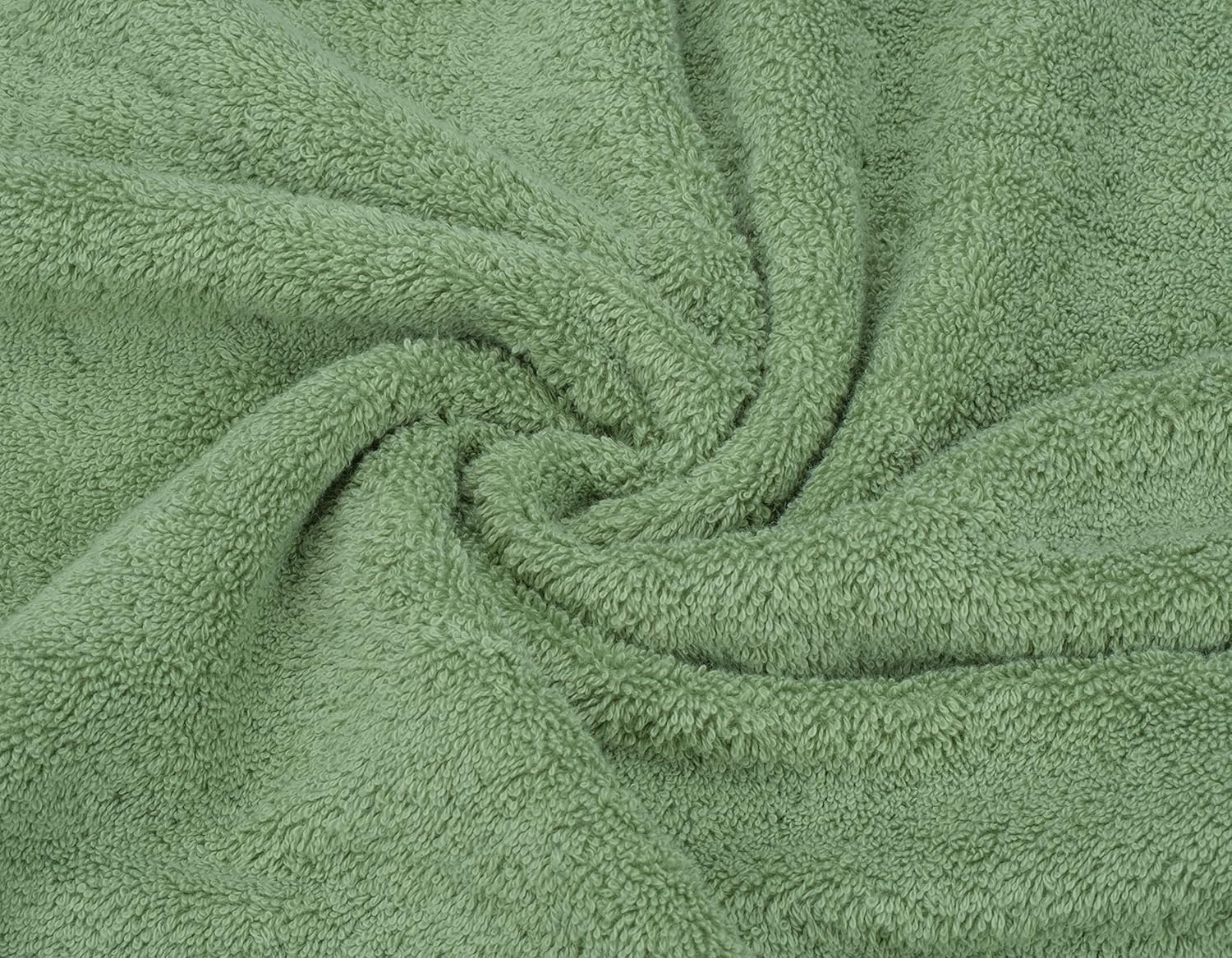 image:imageAmerican Soft Linen 100 Cotton Luxury Turkish Towels 4 PC Hand Towel Set Soft Absorbent Quick Dry OEKO Tex Standard 100 Certificated Durable Machine Washable Breathable Premium Hotel QualitySage Green