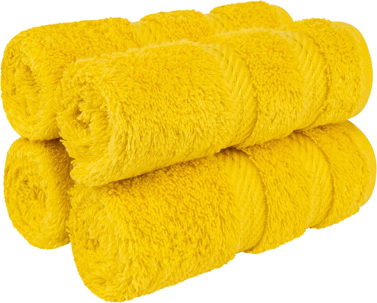 image:imageAmerican Soft Linen 100 Cotton Luxury Turkish Towels 4 PC Hand Towel Set Soft Absorbent Quick Dry OEKO Tex Standard 100 Certificated Durable Machine Washable Breathable Premium Hotel QualityLemon Yellow