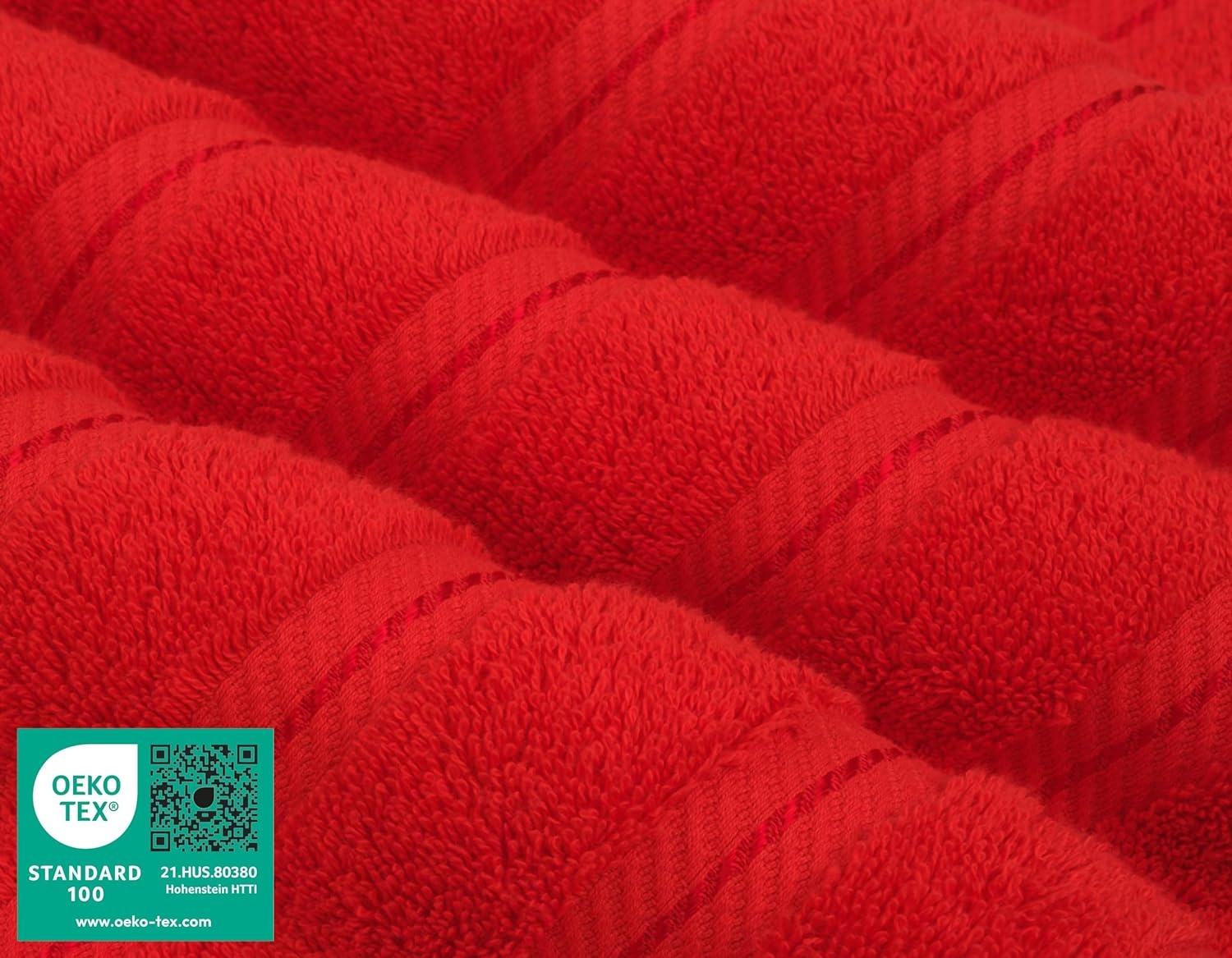 image:imageAmerican Soft Linen 100 Cotton Luxury Turkish Towels 4 PC Hand Towel Set Soft Absorbent Quick Dry OEKO Tex Standard 100 Certificated Durable Machine Washable Breathable Premium Hotel QualityRed