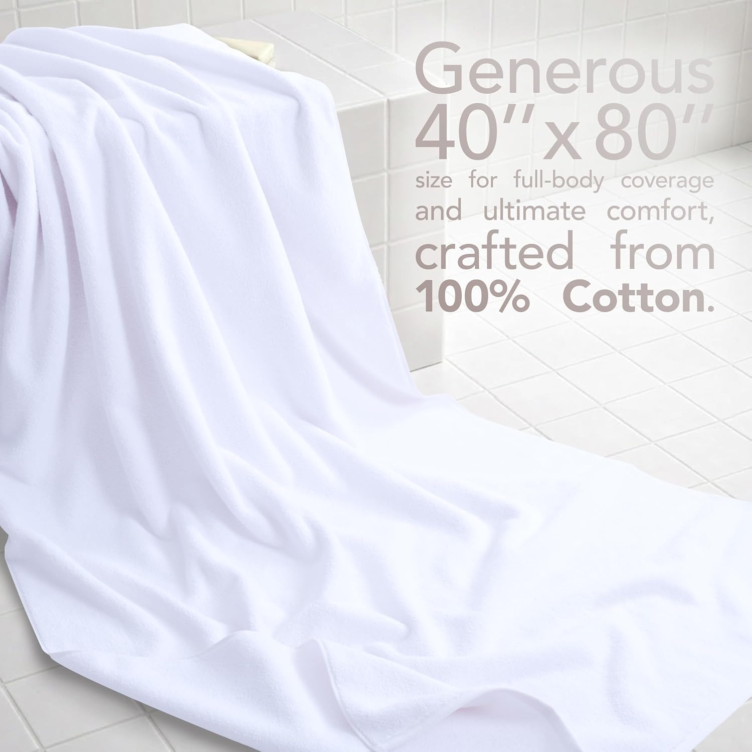 image:imageAmerican Soft Linen 100 Cotton Luxury Turkish Towels 4 PC Hand Towel Set Soft Absorbent Quick Dry OEKO Tex Standard 100 Certificated Durable Machine Washable Breathable Premium Hotel QualityBright White