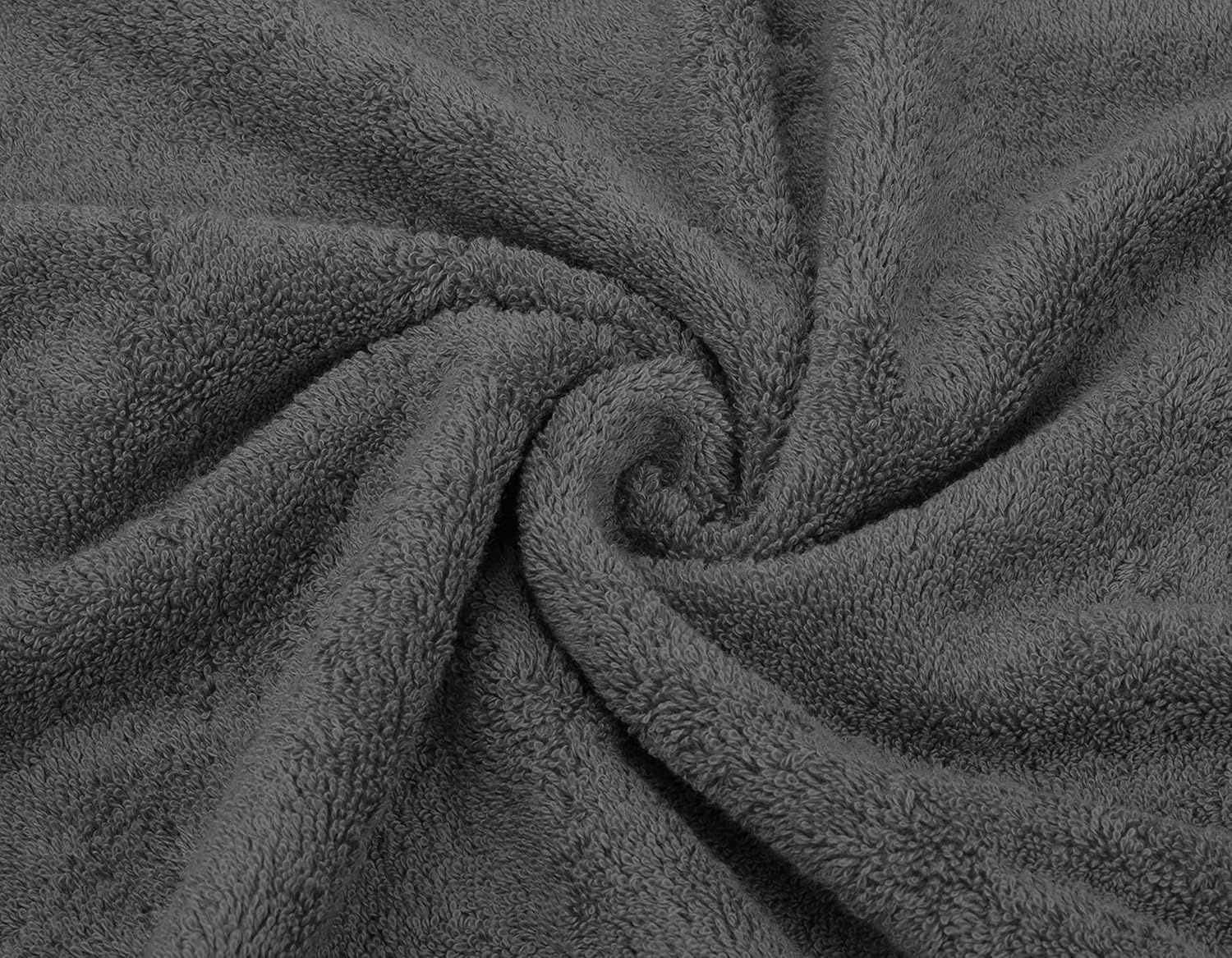 image:imageAmerican Soft Linen 100 Cotton Luxury Turkish Towels 4 PC Hand Towel Set Soft Absorbent Quick Dry OEKO Tex Standard 100 Certificated Durable Machine Washable Breathable Premium Hotel QualityDark Gray