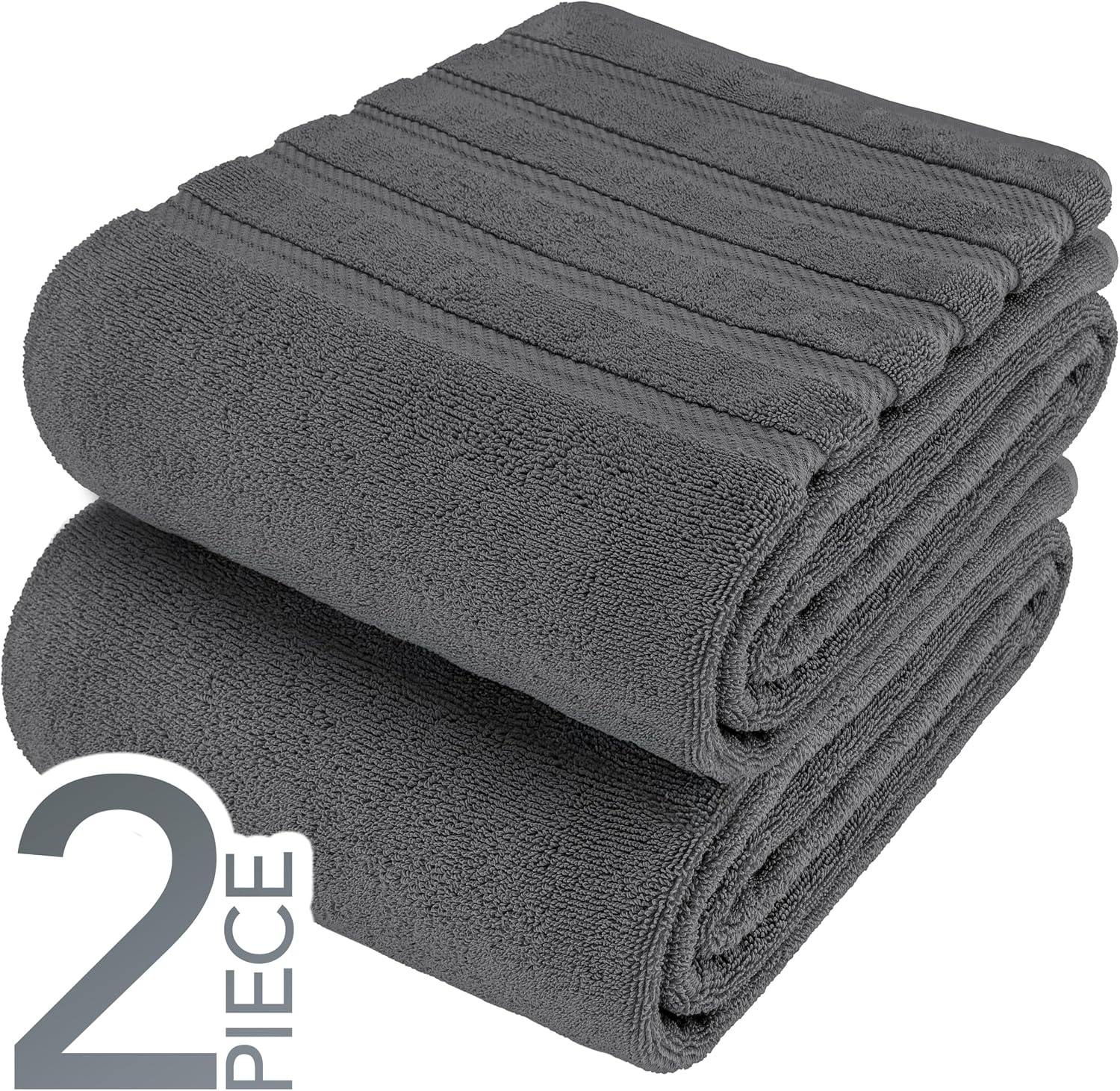 image:imageAmerican Soft Linen 100 Cotton Luxury Turkish Towels 4 PC Hand Towel Set Soft Absorbent Quick Dry OEKO Tex Standard 100 Certificated Durable Machine Washable Breathable Premium Hotel QualityDark Gray