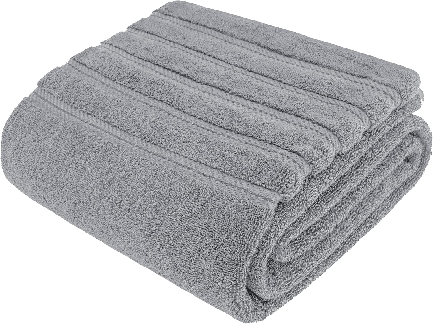 image:imageAmerican Soft Linen 100 Cotton Luxury Turkish Towels 4 PC Hand Towel Set Soft Absorbent Quick Dry OEKO Tex Standard 100 Certificated Durable Machine Washable Breathable Premium Hotel QualityLight Grey
