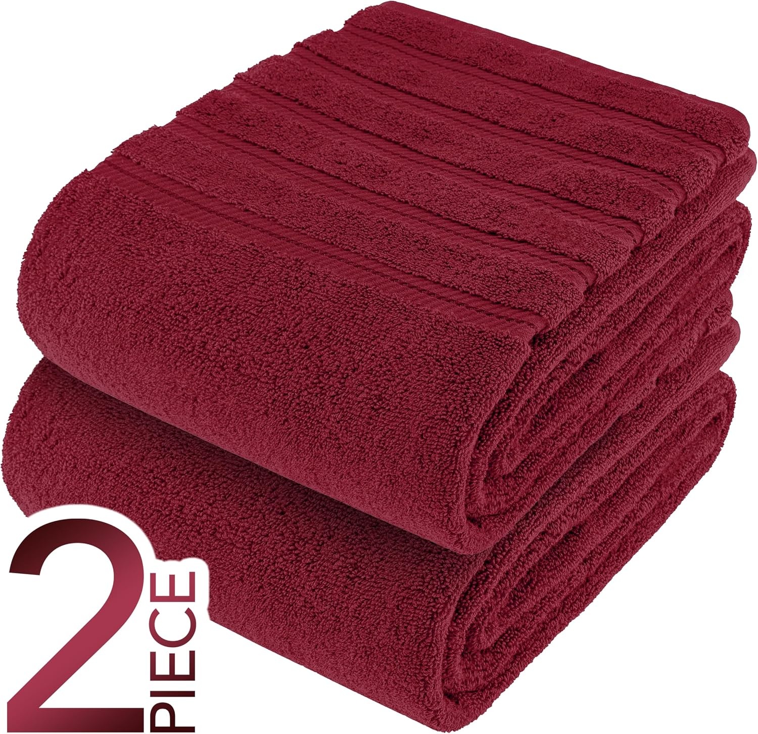 image:imageAmerican Soft Linen 100 Cotton Luxury Turkish Towels 4 PC Hand Towel Set Soft Absorbent Quick Dry OEKO Tex Standard 100 Certificated Durable Machine Washable Breathable Premium Hotel QualityBordeaux Red