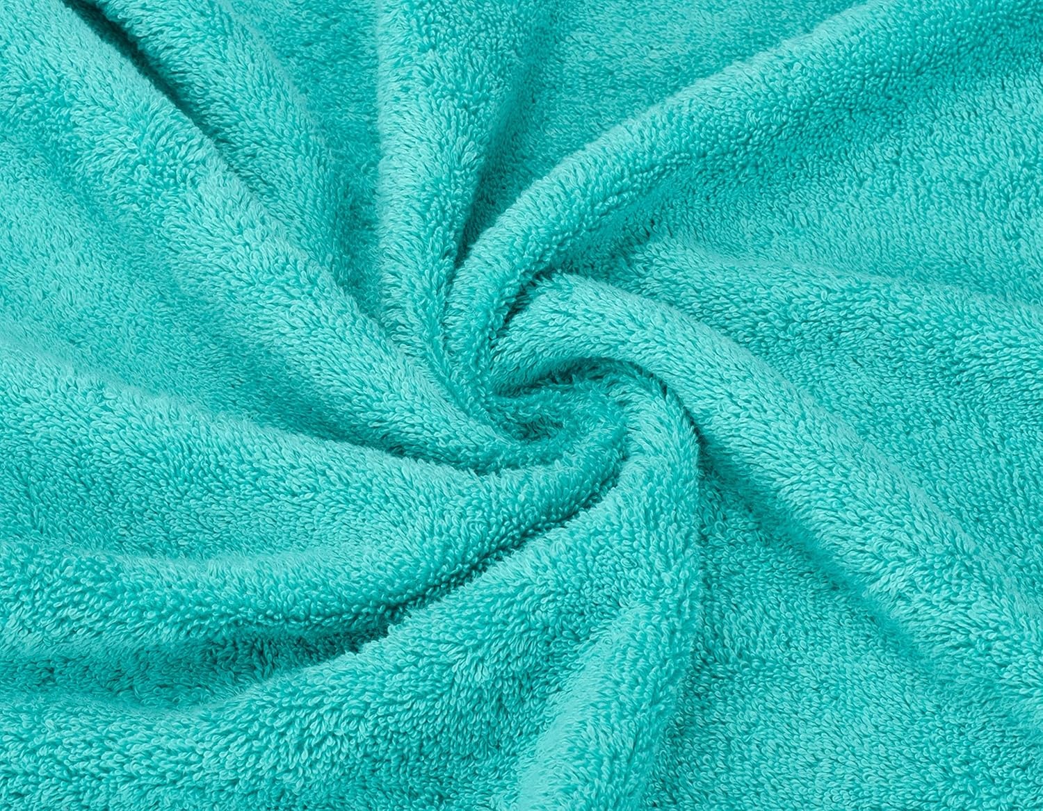 image:imageAmerican Soft Linen 100 Cotton Luxury Turkish Towels 4 PC Hand Towel Set Soft Absorbent Quick Dry OEKO Tex Standard 100 Certificated Durable Machine Washable Breathable Premium Hotel QualityTurquoise Blue