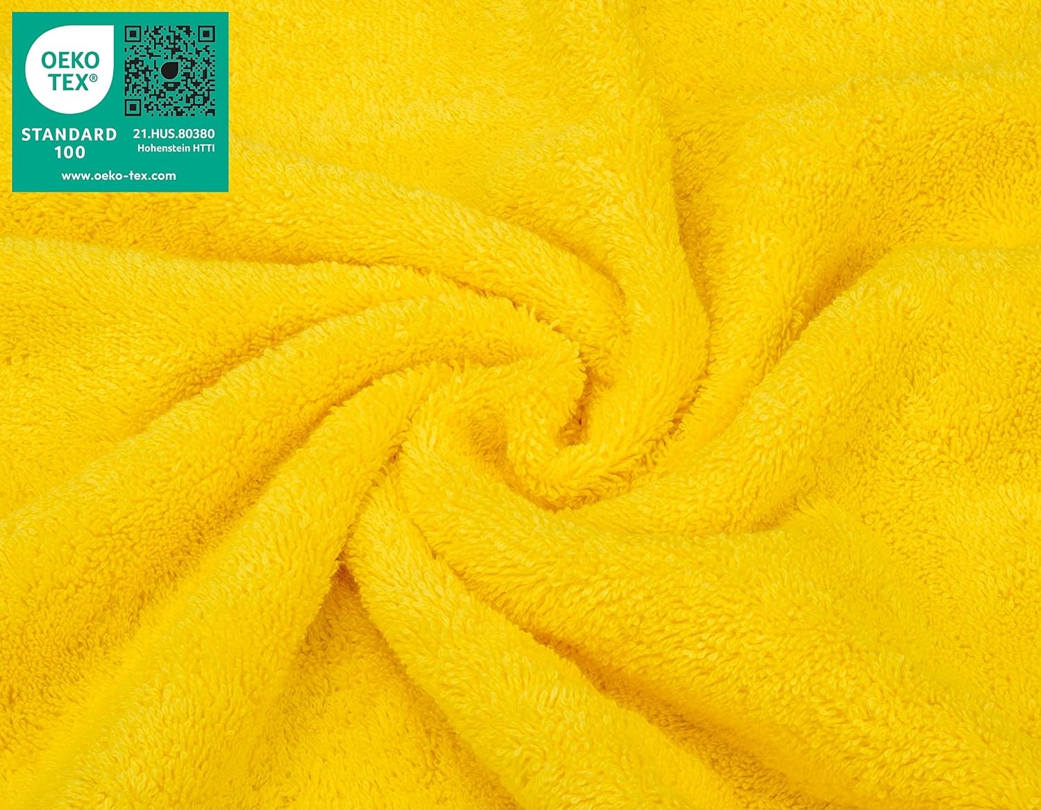 image:imageAmerican Soft Linen 100 Cotton Luxury Turkish Towels 4 PC Hand Towel Set Soft Absorbent Quick Dry OEKO Tex Standard 100 Certificated Durable Machine Washable Breathable Premium Hotel QualityLemon Yellow