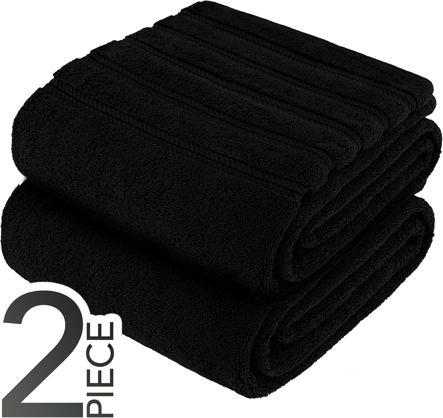 image:imageAmerican Soft Linen 100 Cotton Luxury Turkish Towels 4 PC Hand Towel Set Soft Absorbent Quick Dry OEKO Tex Standard 100 Certificated Durable Machine Washable Breathable Premium Hotel QualityBlack