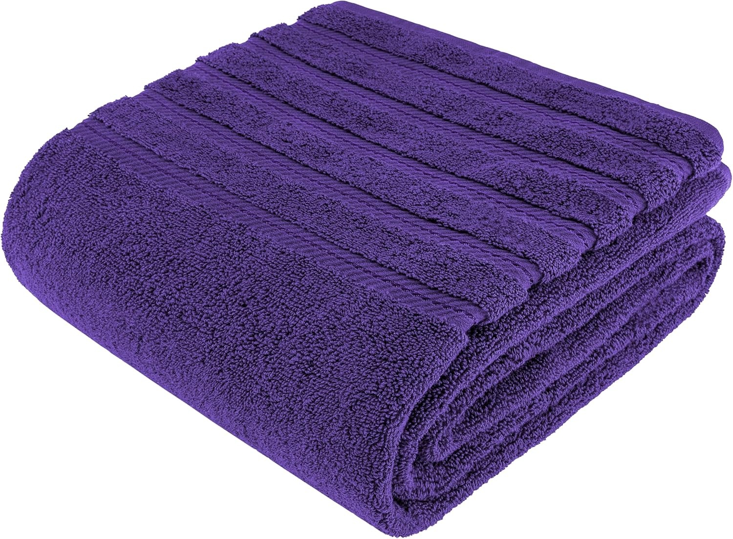 image:imageAmerican Soft Linen 100 Cotton Luxury Turkish Towels 4 PC Hand Towel Set Soft Absorbent Quick Dry OEKO Tex Standard 100 Certificated Durable Machine Washable Breathable Premium Hotel QualityViolet Purple
