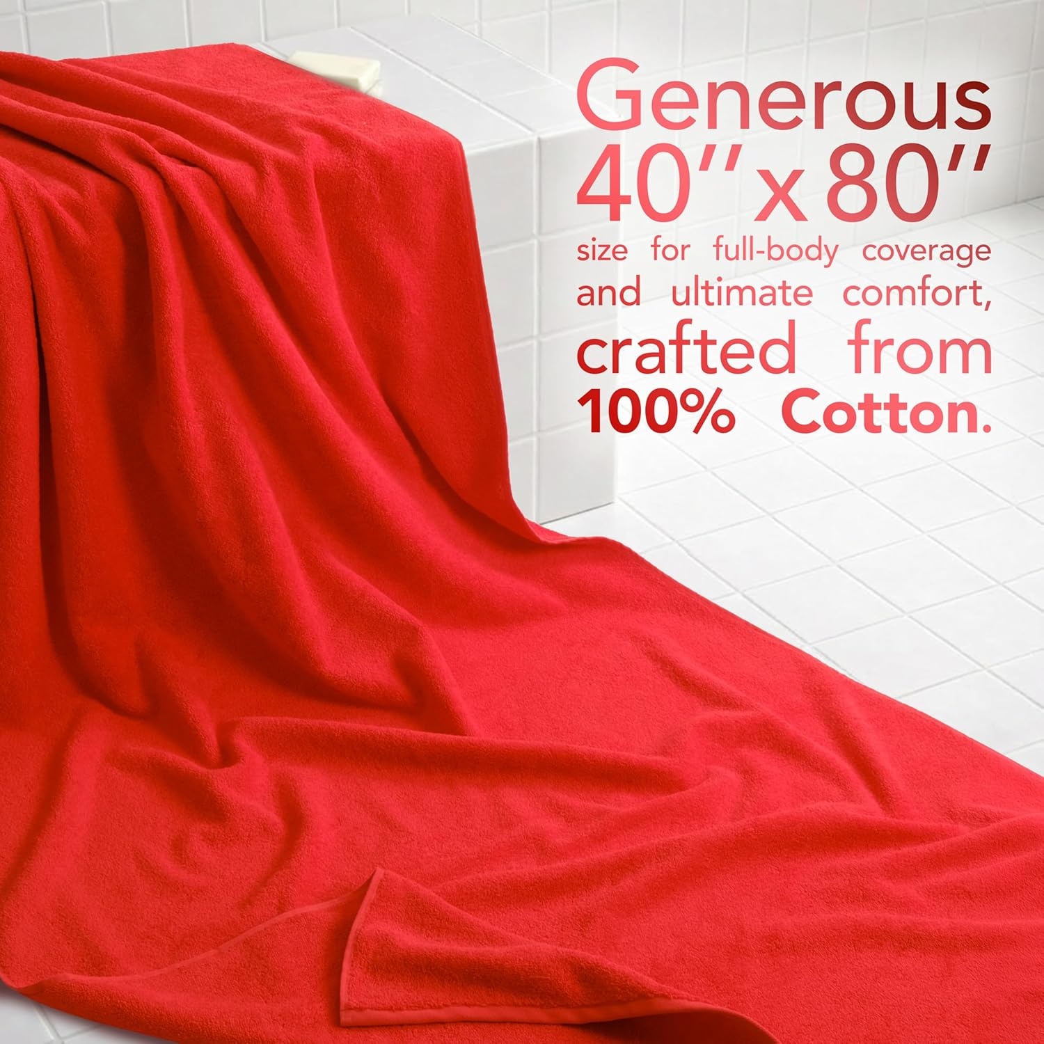 image:imageAmerican Soft Linen 100 Cotton Luxury Turkish Towels 4 PC Hand Towel Set Soft Absorbent Quick Dry OEKO Tex Standard 100 Certificated Durable Machine Washable Breathable Premium Hotel QualityRed