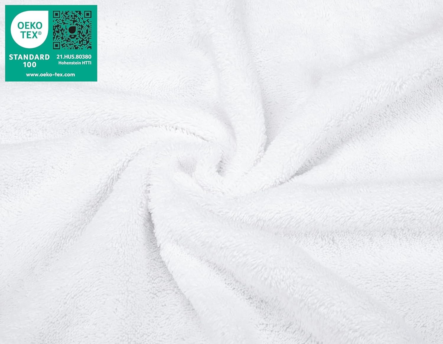 image:imageAmerican Soft Linen 100 Cotton Luxury Turkish Towels 4 PC Hand Towel Set Soft Absorbent Quick Dry OEKO Tex Standard 100 Certificated Durable Machine Washable Breathable Premium Hotel QualityBright White