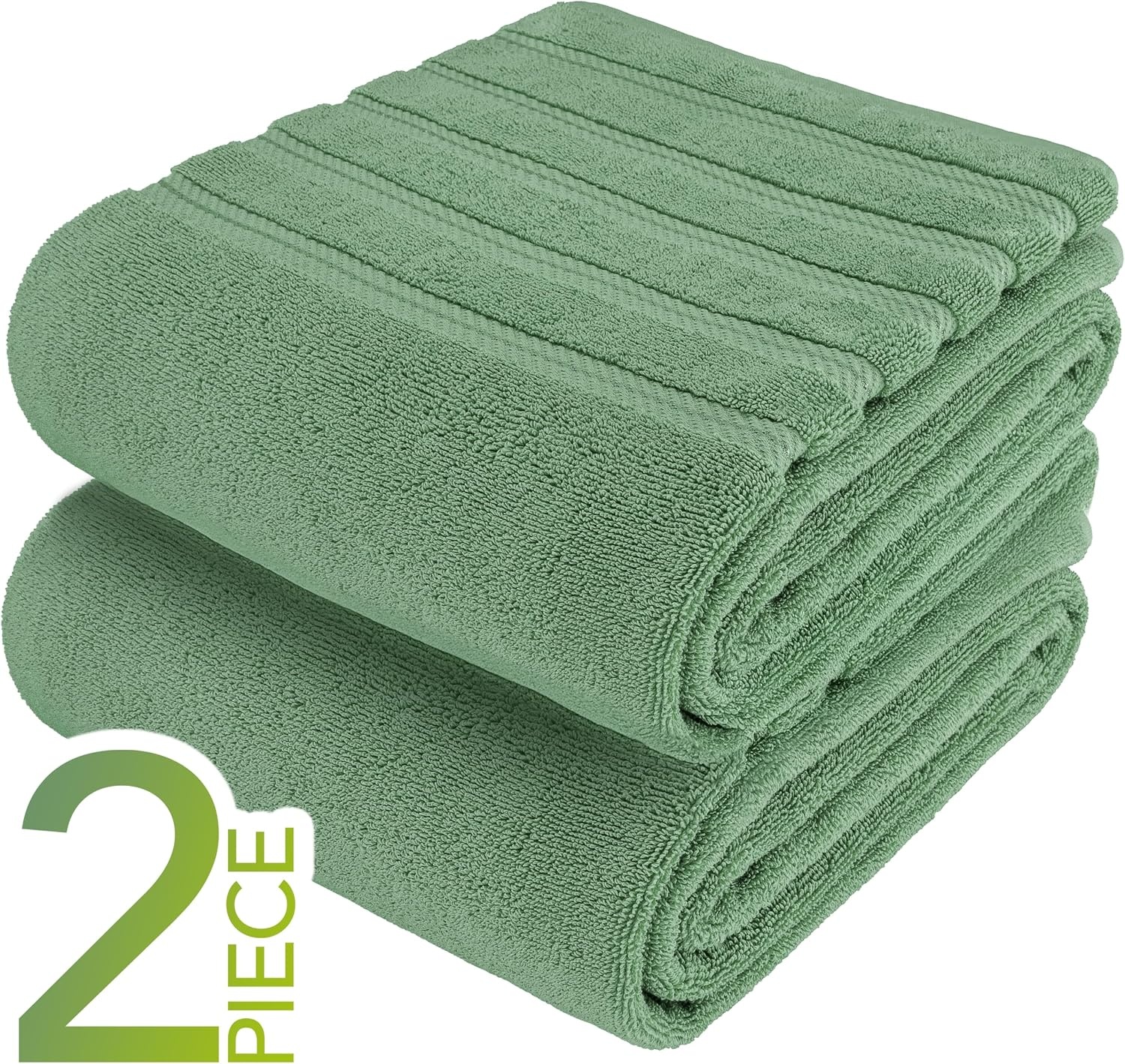 image:imageAmerican Soft Linen 100 Cotton Luxury Turkish Towels 4 PC Hand Towel Set Soft Absorbent Quick Dry OEKO Tex Standard 100 Certificated Durable Machine Washable Breathable Premium Hotel QualitySage Green