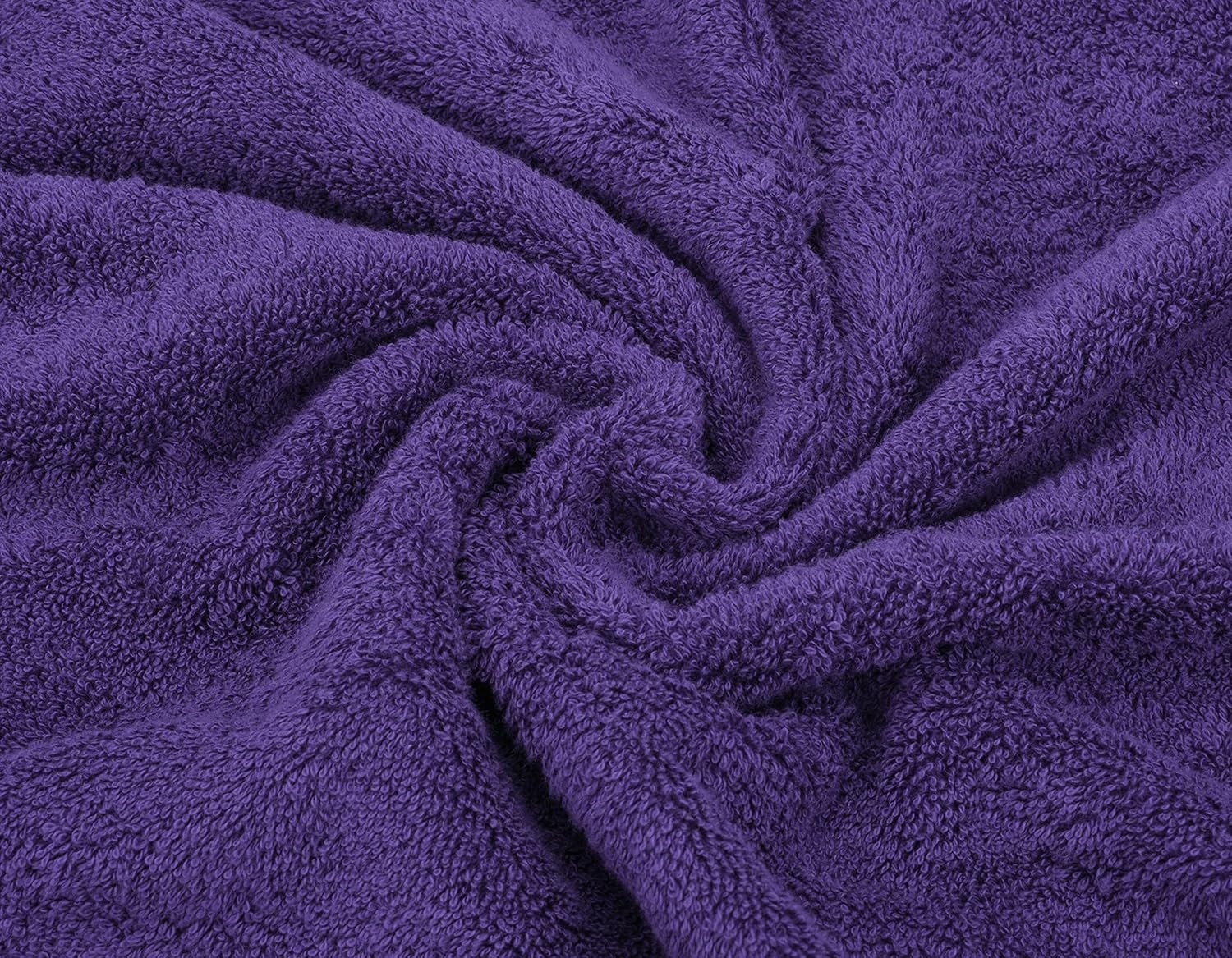 image:imageAmerican Soft Linen 100 Cotton Luxury Turkish Towels 4 PC Hand Towel Set Soft Absorbent Quick Dry OEKO Tex Standard 100 Certificated Durable Machine Washable Breathable Premium Hotel QualityViolet Purple