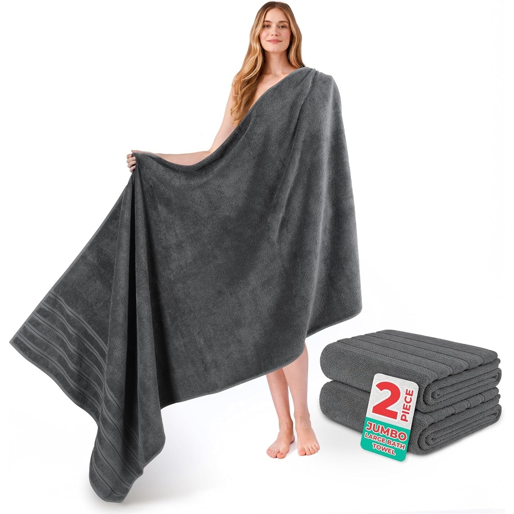 image:imageAmerican Soft Linen 100 Cotton Luxury Turkish Towels 4 PC Hand Towel Set Soft Absorbent Quick Dry OEKO Tex Standard 100 Certificated Durable Machine Washable Breathable Premium Hotel QualityDark Gray