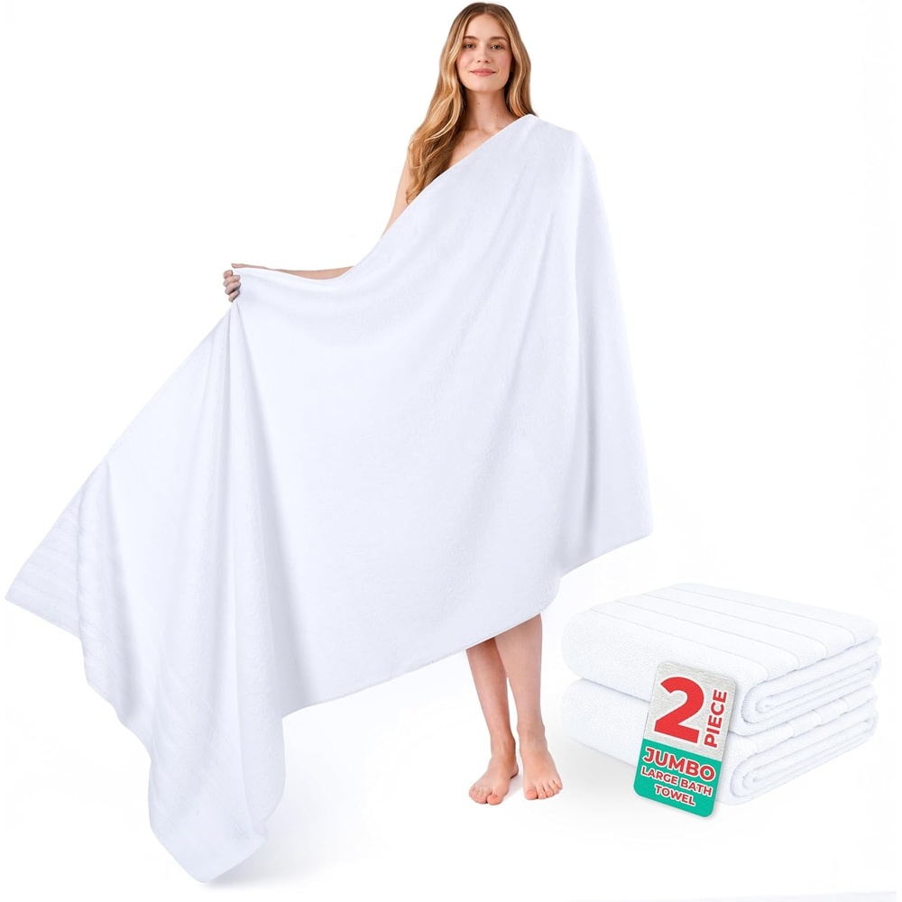 image:imageAmerican Soft Linen 100 Cotton Luxury Turkish Towels 4 PC Hand Towel Set Soft Absorbent Quick Dry OEKO Tex Standard 100 Certificated Durable Machine Washable Breathable Premium Hotel QualityBright White