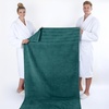 American Soft Linen 100% Cotton Luxury Turkish Towels, 4 PC Hand Towel Set | Soft Absorbent Quick Dry OEKO Tex Standard 100 Certificated Durable Machine Washable Breathable Premium Hotel Quality(Teal)