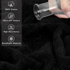American Soft Linen 100% Cotton Luxury Turkish Towels, 4 PC Hand Towel Set | Soft Absorbent Quick Dry OEKO Tex Standard 100 Certificated Durable Machine Washable Breathable Premium Hotel Quality(Black)