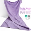 American Soft Linen 100% Cotton Luxury Turkish Towels, 4 PC Hand Towel Set | Soft Absorbent Quick Dry OEKO Tex Standard 100 Certificated Durable Machine Washable Breathable Premium Hotel Quality(Lilac)