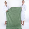 American Soft Linen 100% Cotton Luxury Turkish Towels, 4 PC Hand Towel Set | Soft Absorbent Quick Dry OEKO Tex Standard 100 Certificated Durable Machine Washable Breathable Premium Hotel Quality(Sage Green)