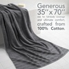 American Soft Linen 100% Cotton Luxury Turkish Towels, 4 PC Hand Towel Set | Soft Absorbent Quick Dry OEKO Tex Standard 100 Certificated Durable Machine Washable Breathable Premium Hotel Quality(Dark Gray)