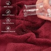 American Soft Linen 100% Cotton Luxury Turkish Towels, 4 PC Hand Towel Set | Soft Absorbent Quick Dry OEKO Tex Standard 100 Certificated Durable Machine Washable Breathable Premium Hotel Quality(Bordeaux Red)