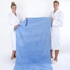 American Soft Linen 100% Cotton Luxury Turkish Towels, 4 PC Hand Towel Set | Soft Absorbent Quick Dry OEKO Tex Standard 100 Certificated Durable Machine Washable Breathable Premium Hotel Quality(Sky Blue)