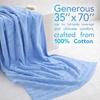 American Soft Linen 100% Cotton Luxury Turkish Towels, 4 PC Hand Towel Set | Soft Absorbent Quick Dry OEKO Tex Standard 100 Certificated Durable Machine Washable Breathable Premium Hotel Quality(Sky Blue)