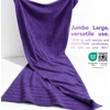 American Soft Linen 100% Cotton Luxury Turkish Towels, 4 PC Hand Towel Set | Soft Absorbent Quick Dry OEKO Tex Standard 100 Certificated Durable Machine Washable Breathable Premium Hotel Quality(Violet Purple)