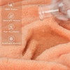 American Soft Linen 100% Cotton Luxury Turkish Towels, 4 PC Hand Towel Set | Soft Absorbent Quick Dry OEKO Tex Standard 100 Certificated Durable Machine Washable Breathable Premium Hotel Quality(Malibu Peach)