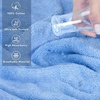 American Soft Linen 100% Cotton Luxury Turkish Towels, 4 PC Hand Towel Set | Soft Absorbent Quick Dry OEKO Tex Standard 100 Certificated Durable Machine Washable Breathable Premium Hotel Quality(Sky Blue)