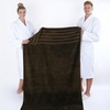 American Soft Linen 100% Cotton Luxury Turkish Towels, 4 PC Hand Towel Set | Soft Absorbent Quick Dry OEKO Tex Standard 100 Certificated Durable Machine Washable Breathable Premium Hotel Quality(Chocolate Brown)