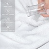 American Soft Linen 100% Cotton Luxury Turkish Towels, 4 PC Hand Towel Set | Soft Absorbent Quick Dry OEKO Tex Standard 100 Certificated Durable Machine Washable Breathable Premium Hotel Quality(Bright White)