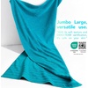 American Soft Linen 100% Cotton Luxury Turkish Towels, 4 PC Hand Towel Set | Soft Absorbent Quick Dry OEKO Tex Standard 100 Certificated Durable Machine Washable Breathable Premium Hotel Quality(Aqua Blue)