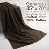 American Soft Linen 100% Cotton Luxury Turkish Towels, 4 PC Hand Towel Set | Soft Absorbent Quick Dry OEKO Tex Standard 100 Certificated Durable Machine Washable Breathable Premium Hotel Quality(Chocolate Brown)