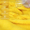 American Soft Linen 100% Cotton Luxury Turkish Towels, 4 PC Hand Towel Set | Soft Absorbent Quick Dry OEKO Tex Standard 100 Certificated Durable Machine Washable Breathable Premium Hotel Quality(Lemon Yellow)