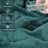 American Soft Linen 100% Cotton Luxury Turkish Towels, 4 PC Hand Towel Set | Soft Absorbent Quick Dry OEKO Tex Standard 100 Certificated Durable Machine Washable Breathable Premium Hotel Quality(Teal)