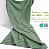 American Soft Linen 100% Cotton Luxury Turkish Towels, 4 PC Hand Towel Set | Soft Absorbent Quick Dry OEKO Tex Standard 100 Certificated Durable Machine Washable Breathable Premium Hotel Quality(Sage Green)