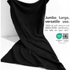 American Soft Linen 100% Cotton Luxury Turkish Towels, 4 PC Hand Towel Set | Soft Absorbent Quick Dry OEKO Tex Standard 100 Certificated Durable Machine Washable Breathable Premium Hotel Quality(Black)