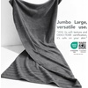 American Soft Linen 100% Cotton Luxury Turkish Towels, 4 PC Hand Towel Set | Soft Absorbent Quick Dry OEKO Tex Standard 100 Certificated Durable Machine Washable Breathable Premium Hotel Quality(Dark Gray)
