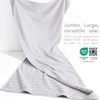 American Soft Linen 100% Cotton Luxury Turkish Towels, 4 PC Hand Towel Set | Soft Absorbent Quick Dry OEKO Tex Standard 100 Certificated Durable Machine Washable Breathable Premium Hotel Quality(Silver Gray)