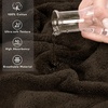 American Soft Linen 100% Cotton Luxury Turkish Towels, 4 PC Hand Towel Set | Soft Absorbent Quick Dry OEKO Tex Standard 100 Certificated Durable Machine Washable Breathable Premium Hotel Quality(Chocolate Brown)