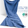 American Soft Linen 100% Cotton Luxury Turkish Towels, 4 PC Hand Towel Set | Soft Absorbent Quick Dry OEKO Tex Standard 100 Certificated Durable Machine Washable Breathable Premium Hotel Quality(Electric Blue)