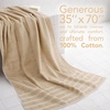 American Soft Linen 100% Cotton Luxury Turkish Towels, 4 PC Hand Towel Set | Soft Absorbent Quick Dry OEKO Tex Standard 100 Certificated Durable Machine Washable Breathable Premium Hotel Quality(Beige)