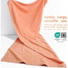 American Soft Linen 100% Cotton Luxury Turkish Towels, 4 PC Hand Towel Set | Soft Absorbent Quick Dry OEKO Tex Standard 100 Certificated Durable Machine Washable Breathable Premium Hotel Quality(Malibu Peach)
