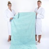 American Soft Linen 100% Cotton Luxury Turkish Towels, 4 PC Hand Towel Set | Soft Absorbent Quick Dry OEKO Tex Standard 100 Certificated Durable Machine Washable Breathable Premium Hotel Quality(Duck Egg Blue)