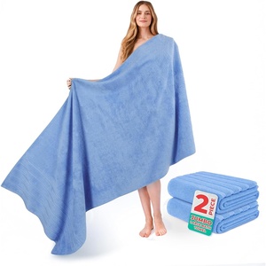 American Soft Linen 100% Cotton Luxury Turkish Towels, 4 PC Hand Towel Set | Soft Absorbent Quick Dry OEKO Tex Standard 100 Certificated Durable Machine Washable Breathable Premium Hotel Quality(Sky Blue)
