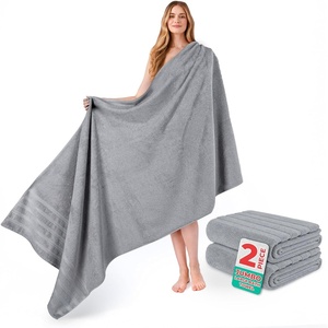 American Soft Linen 100% Cotton Luxury Turkish Towels, 4 PC Hand Towel Set | Soft Absorbent Quick Dry OEKO Tex Standard 100 Certificated Durable Machine Washable Breathable Premium Hotel Quality(Light Grey)