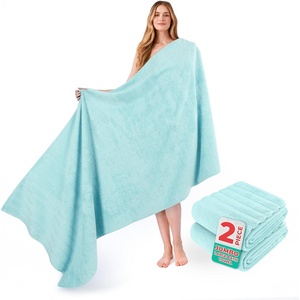 American Soft Linen 100% Cotton Luxury Turkish Towels, 4 PC Hand Towel Set | Soft Absorbent Quick Dry OEKO Tex Standard 100 Certificated Durable Machine Washable Breathable Premium Hotel Quality(Duck Egg Blue)